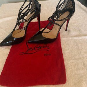 LV Ladies Dress Shoes, Blk Patton